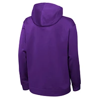 Youth Nike Purple Sacramento Kings Performance Practice Spotlight Pullover Hoodie