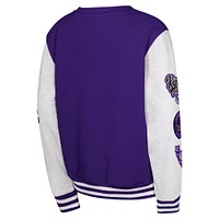 Youth Purple Sacramento Kings Star Treatment Pullover Sweatshirt