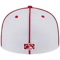 Casquette ajustée 59FIFTY Sacramento River Cats New Era pour hommes, blanche