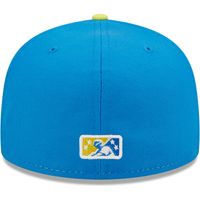 Men's New Era Yellow/Blue Sacramento Dorados Copa De La Diversion 59FIFTY Fitted Hat