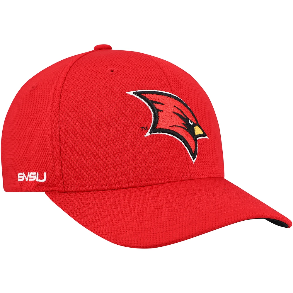 Casquette hybride Top of the World pour homme, rouge, Saginaw Valley State Cardinals Reflex Tech Flex