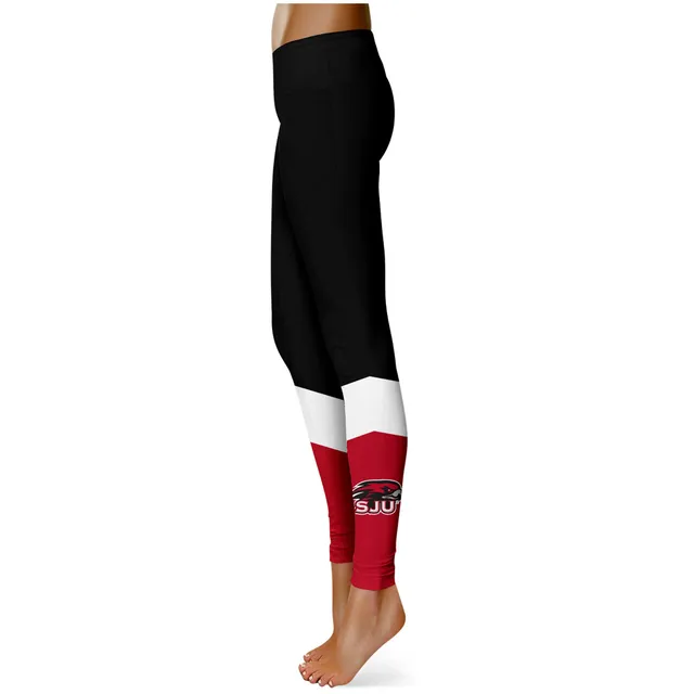 Lids Saint Joseph's Hawks Women's Color Block Yoga Leggings - Black