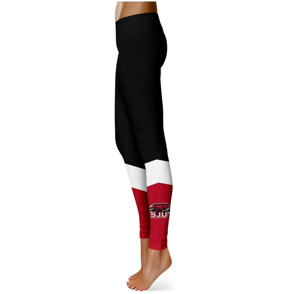 Lids Saint Joseph's Hawks Women's Color Block Yoga Leggings - Black