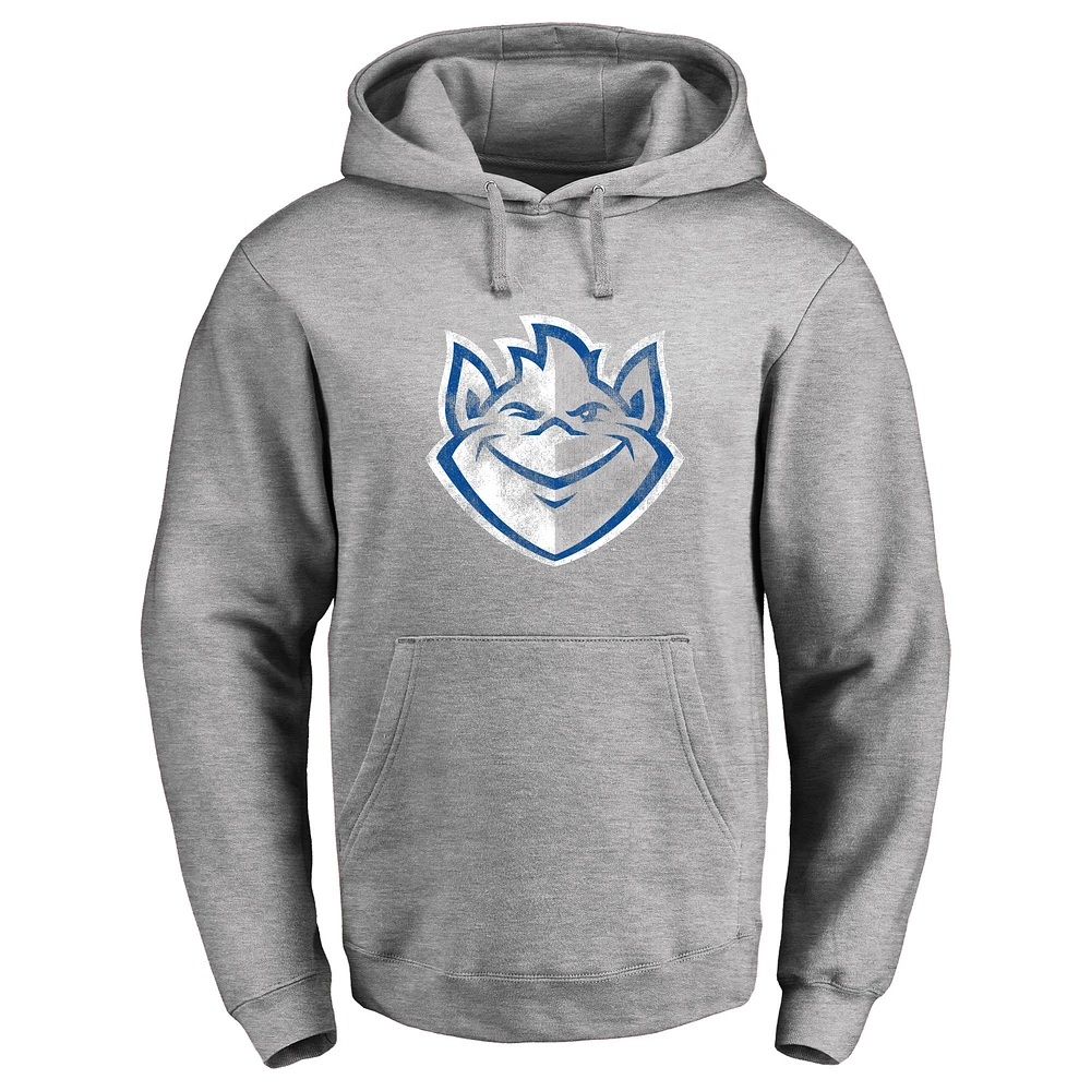 Sweat à capuche classique avec logo principal Ash Saint Louis Billikens pour hommes