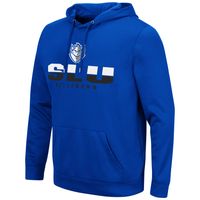 Men's Colosseum Blue Saint Louis Billikens Lantern Pullover Hoodie