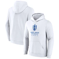 Men's Fanatics  White Saint Louis Billikens Primary Logo Pullover Hoodie