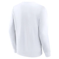 Men's Fanatics White Saint Louis Billikens Short Name Pullover Sweatshirt