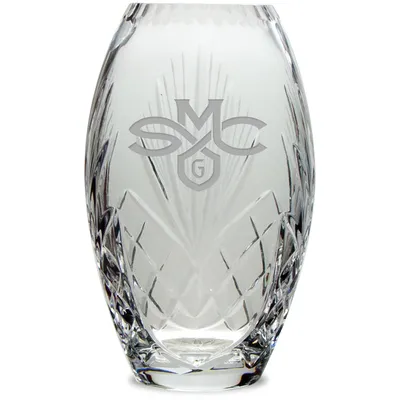 Saint Mary's Gaels 10'' Full Leaded Crystal Vase