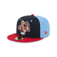 Men's New Era  Navy Salem Red Sox Theme Nights 59FIFTY Fitted Hat