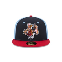 Men's New Era  Navy Salem Red Sox Theme Nights 59FIFTY Fitted Hat