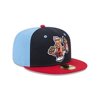 Men's New Era  Navy Salem Red Sox Theme Nights 59FIFTY Fitted Hat