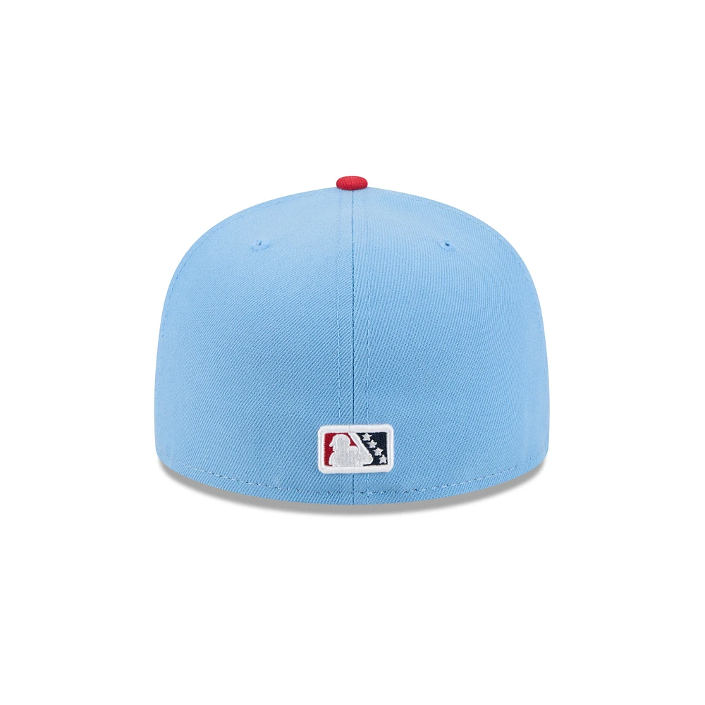 Men's New Era  Navy Salem Red Sox Theme Nights 59FIFTY Fitted Hat