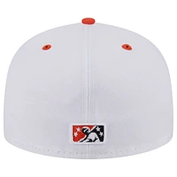 Casquette ajustée Occidental 59FIFTY pour homme New Era White Salt Lake Bees Theme Nights