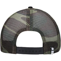 Men's Salty Crew Black/Camo Bigmouth Trucker Snapback Hat