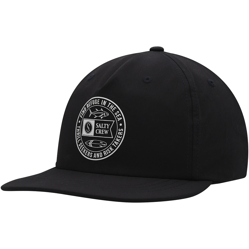 Casquette Snapback Salty Crew Black Legends Tech pour hommes