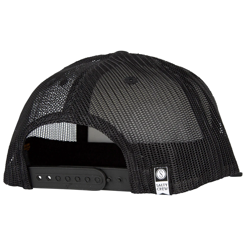 Men's Salty Crew Black Sheepy Foamy Trucker Snapback Hat