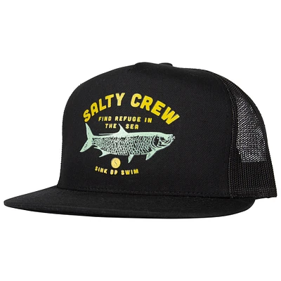 Casquette Snapback Salty Crew Tarpon Trucker noire pour hommes