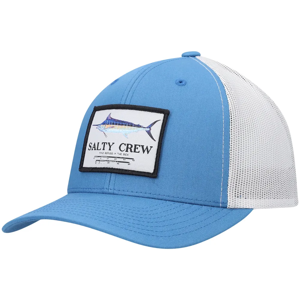 Casquette Snapback Salty Crew Blue/Silver Marlin Mount Retro Trucker pour homme