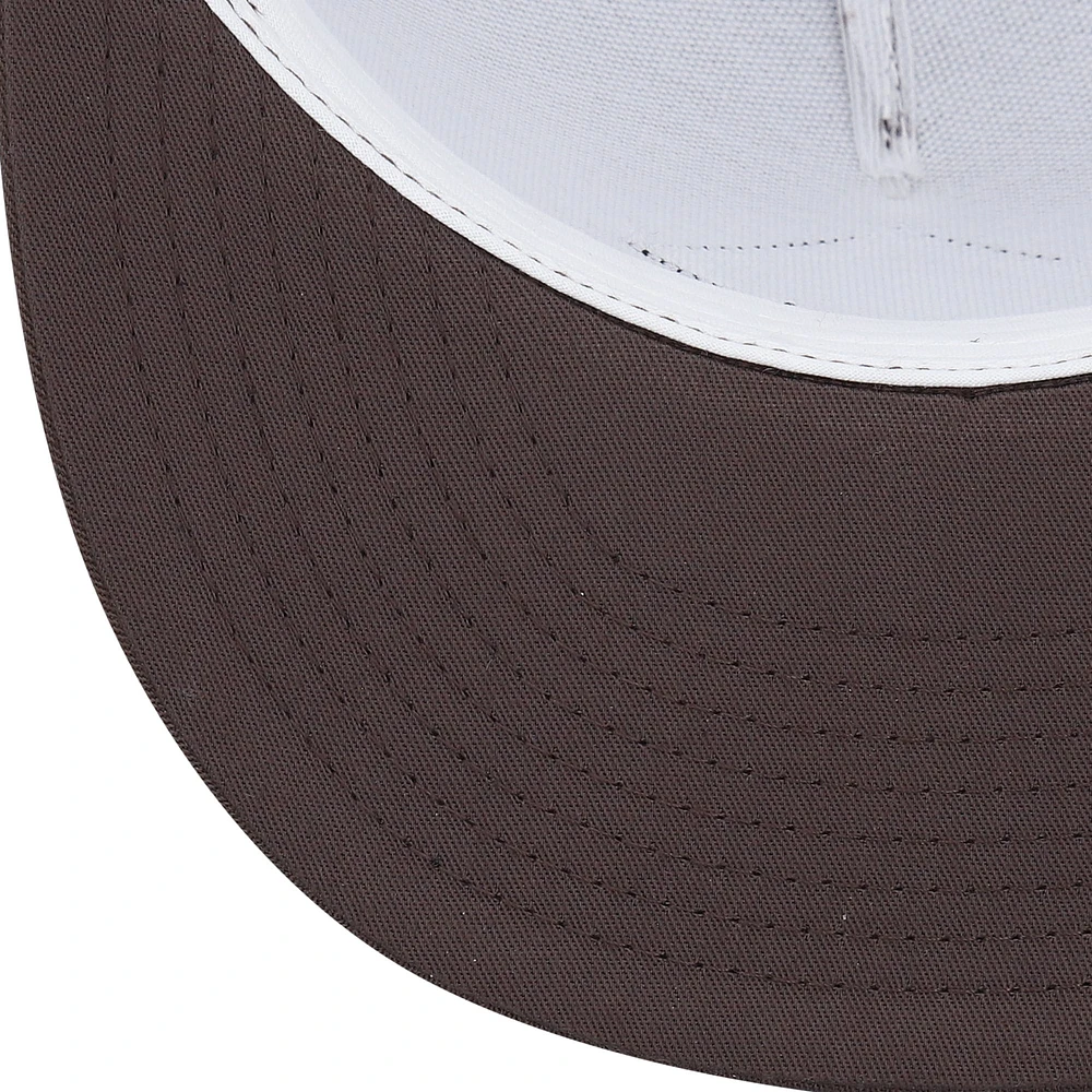 Casquette Snapback Salty Crew marron/blanc Tippet Trucker pour hommes