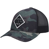 Casquette snapback de camionneur rétro Salty Crew camouflage/noir Sealine pour hommes