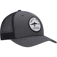 Men's Salty Crew Charcoal/Black Bruce Retro Trucker Snapback Hat