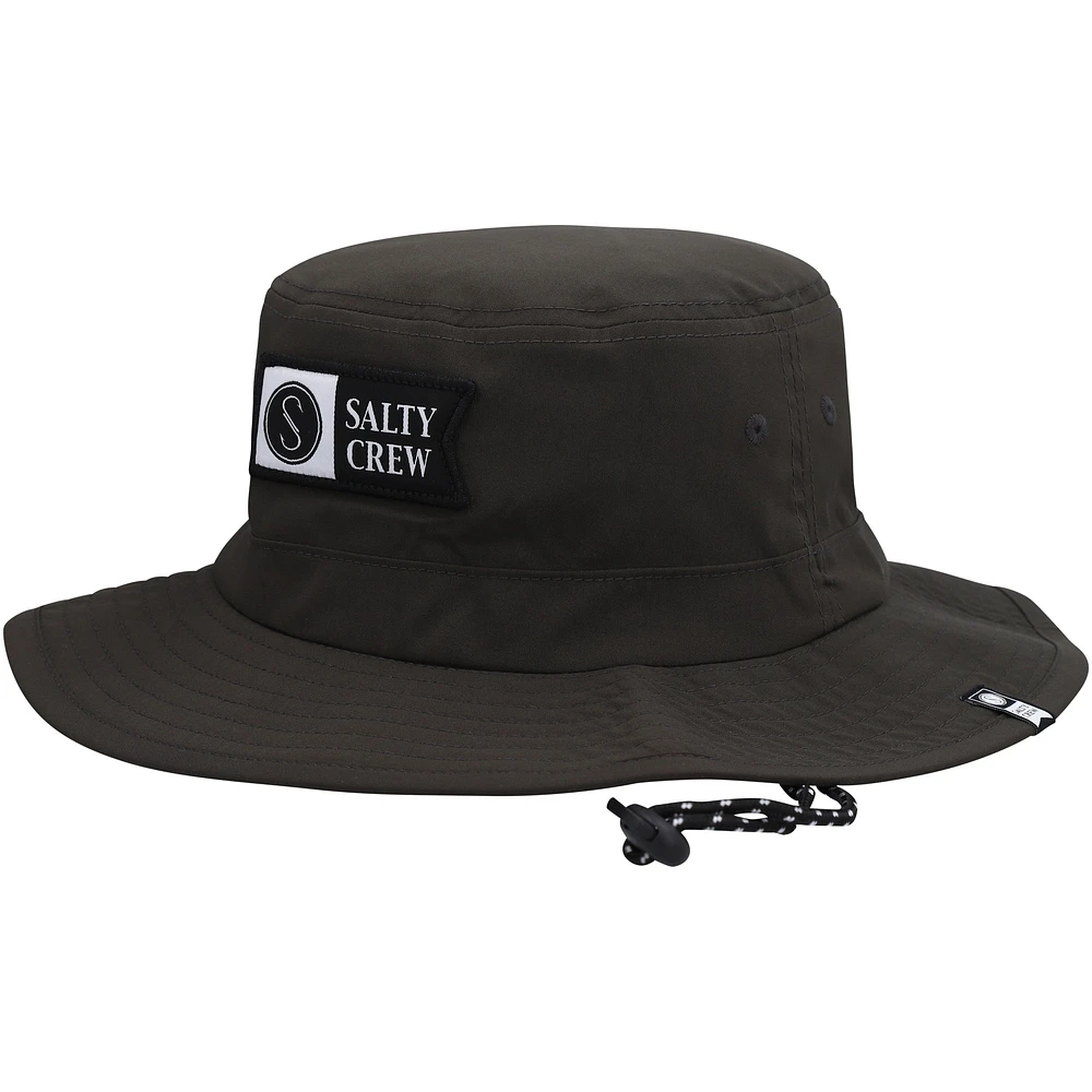 Chapeau bob Salty Crew Charcoal Alpha Tech Boonie pour hommes