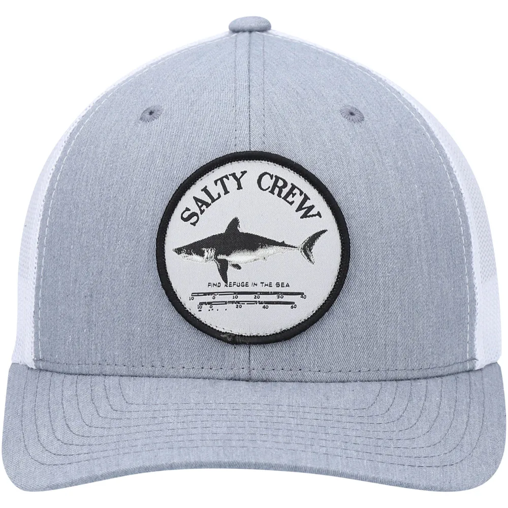 Casquette Salty Crew grise/blanche pour homme Bruce Retro Trucker Snapback