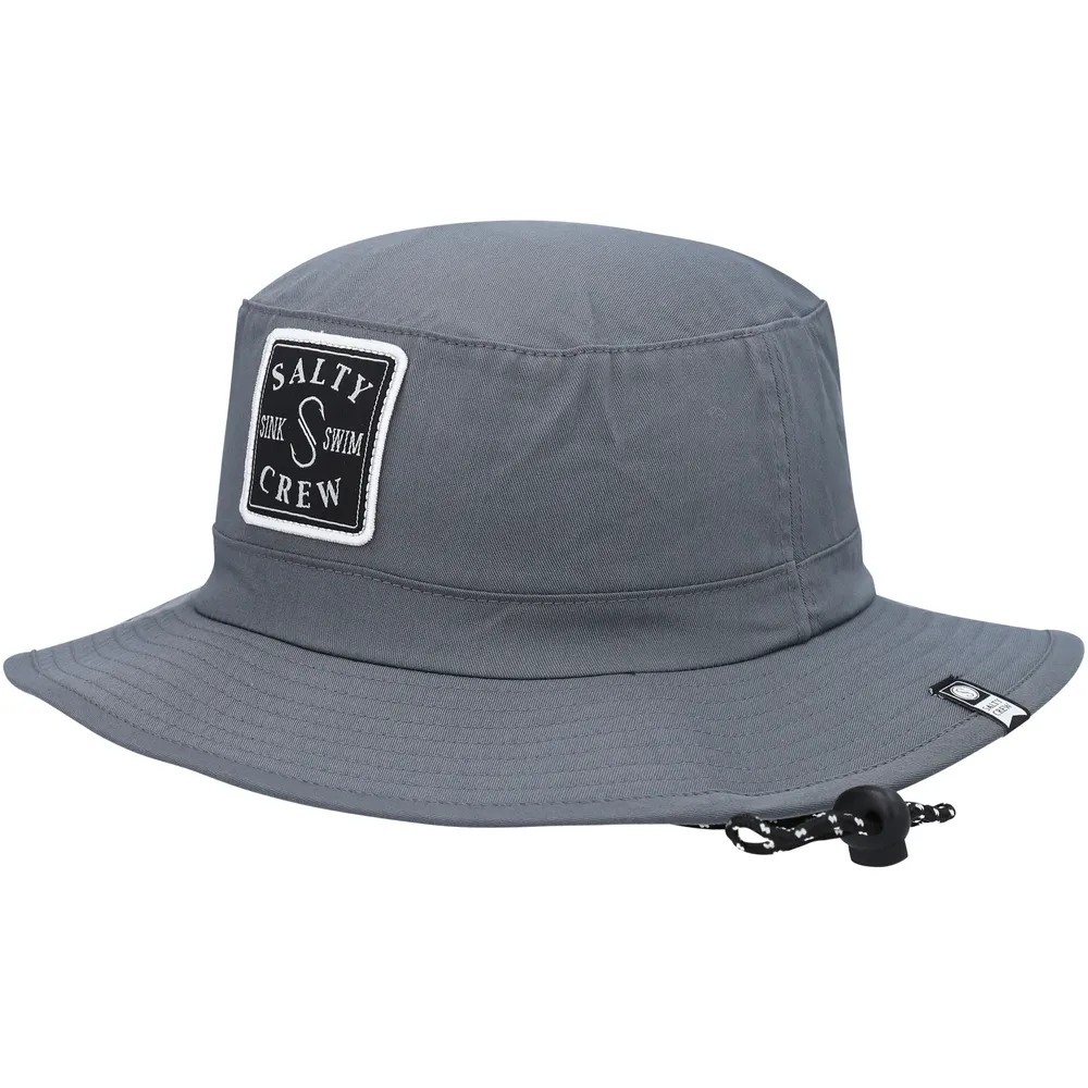 Chapeau boonie à crochet en S gris Salty Crew pour hommes