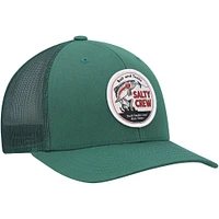 Men's Salty Crew Green Fly Guy Retro Trucker Snapback Hat