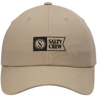 Men's Salty Crew Khaki Alpha Dad Adjustable Hat