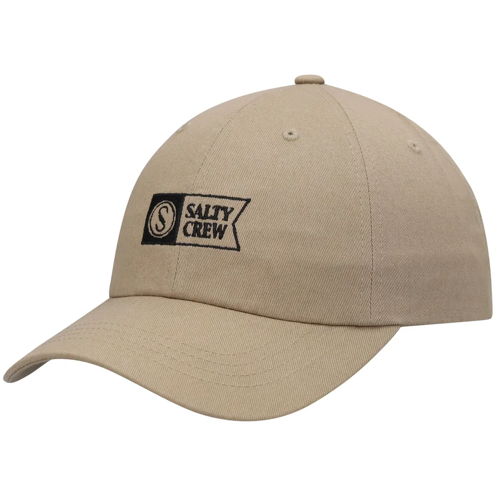 Men's Salty Crew Khaki Alpha Dad Adjustable Hat