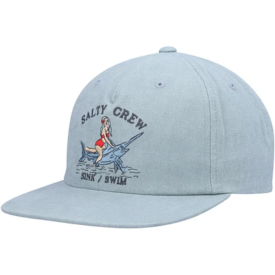 Casquette Snapback Salty Crew bleu clair Broadbill pour hommes