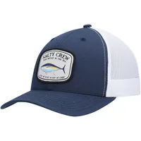 Men's Salty Crew Navy/White Pacific Retro Trucker Snapback Hat