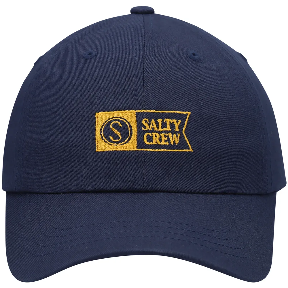 Casquette ajustable Alpha Dad Salty Crew bleu marine pour hommes