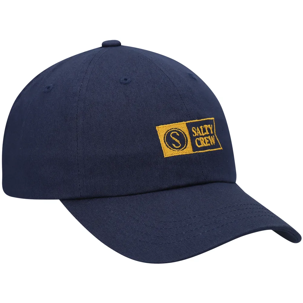 Casquette ajustable Alpha Dad Salty Crew bleu marine pour hommes