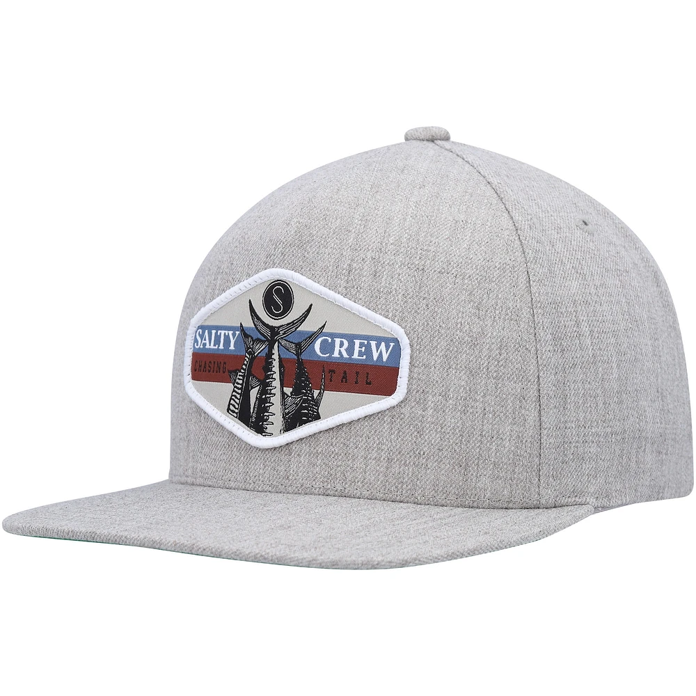 Men's Salty Crew Oatmeal High Tail Snapback Hat