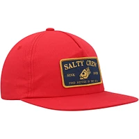 Men's Salty Crew Red Fish Head Snapback Hat