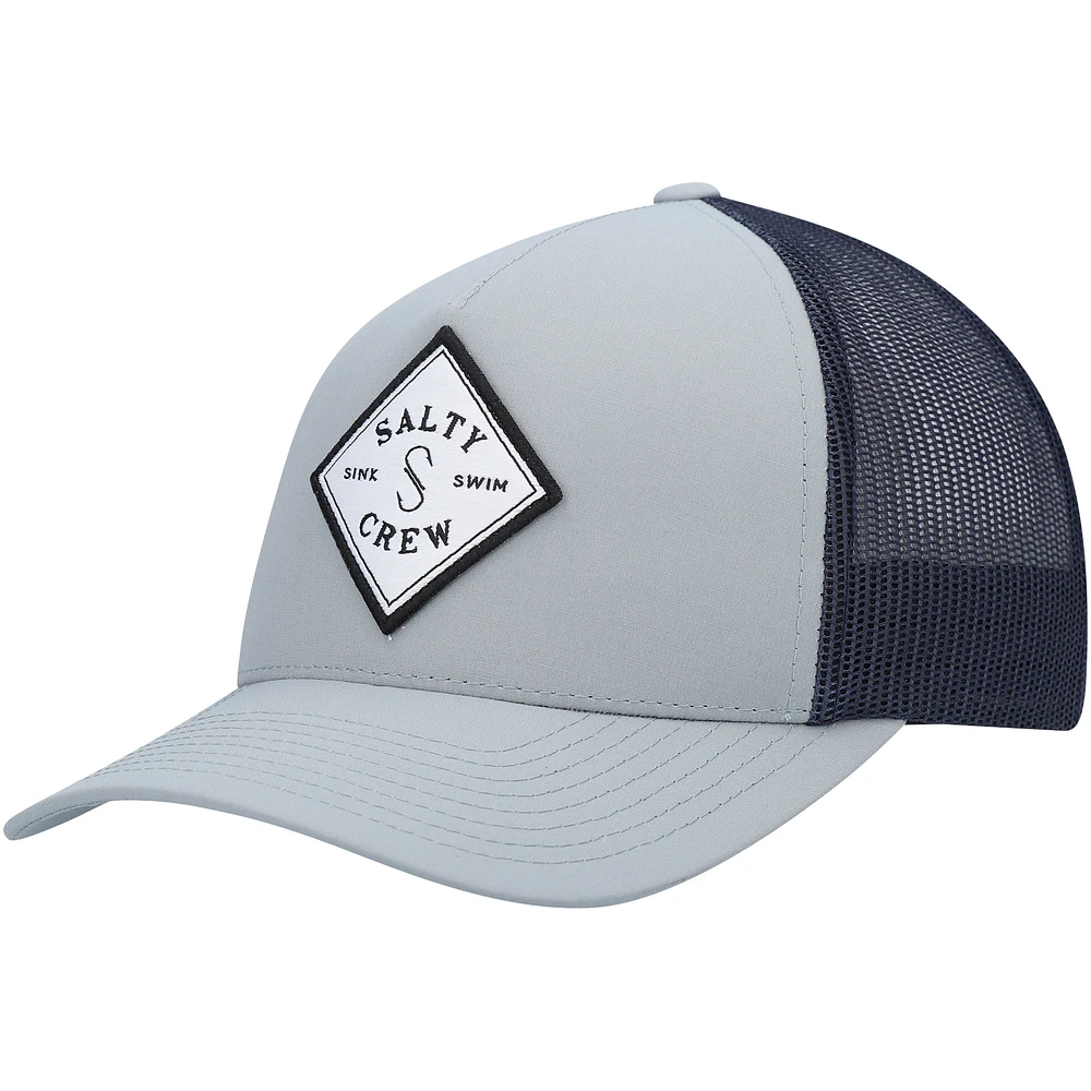 Men's Salty Crew Sage Green/Navy Sealine Retro Trucker Snapback Hat