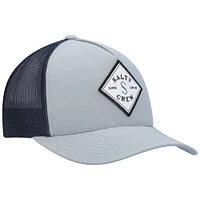 Men's Salty Crew Sage Green/Navy Sealine Retro Trucker Snapback Hat