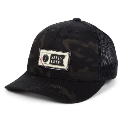 Salty Crew Tippet Cover Up Straw Hat - Camo