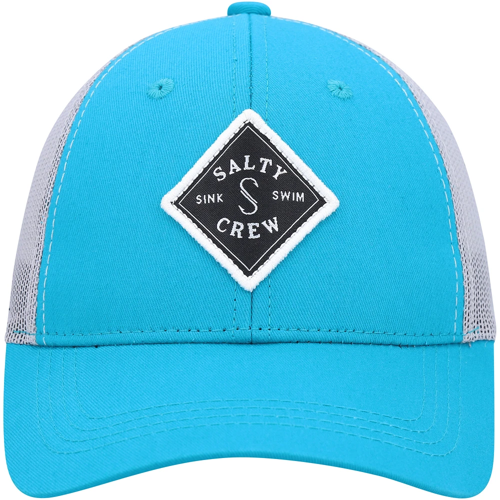 Casquette snapback rétro Salty Crew Sealine bleu/blanc pour jeunes