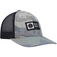 Casquette Snapback de camionneur rétro Salty Crew camouflage/noir Pinnacle pour jeunes