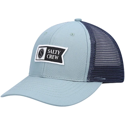 Casquette Snapback Retro Trucker Pinnacle Salty Crew Gris/Marine pour Jeunes