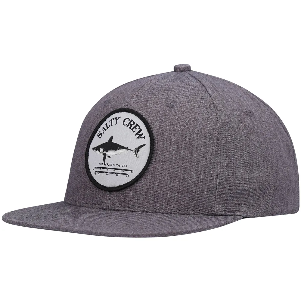 Youth Salty Crew Heathered Charcoal Bruce Snapback Hat