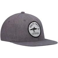 Youth Salty Crew Heathered Charcoal Bruce Snapback Hat