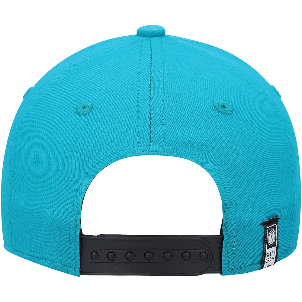 Youth Salty Crew Teal Bruce Snapback Hat