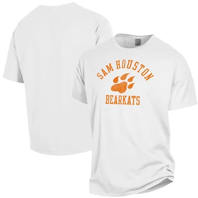 Sam Houston State Bearkats ComfortWash Arch Logo Garment Dyed T-Shirt - White