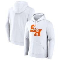 Men's Fanatics  White Sam Houston State Bearkats Primary Logo Pullover Hoodie