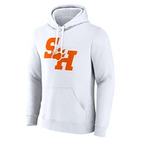 Men's Fanatics  White Sam Houston State Bearkats Primary Logo Pullover Hoodie