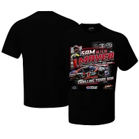 T-shirt noir Sam Mayer Xfinity Series Race Win pour hommes, vêtements officiels de l'équipe JR Motorsports